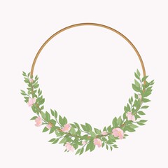 wreath of flowers