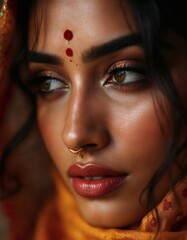 Beautiful Indian woman in traditional dress