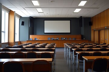Interior of a modern conference room