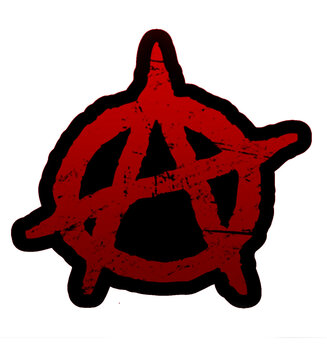 LOGO ROJO DE Anarquista