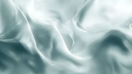 Obraz premium Abstract Draped Fabric Soft Light Blue Hues