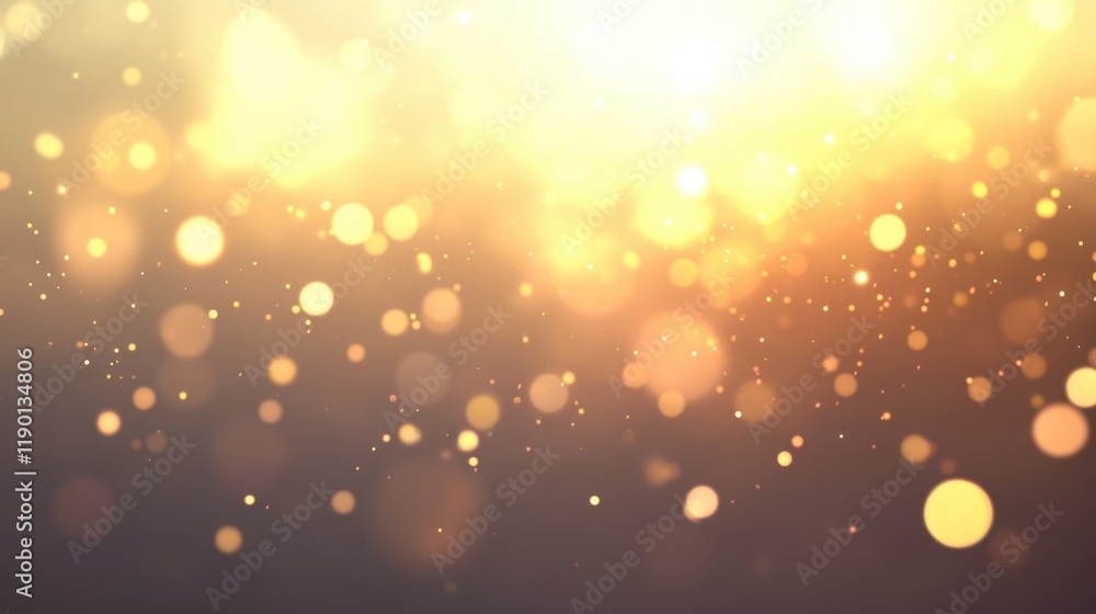 Poster the soft glow of golden red bokeh lights fills the space with warmth, ideal for festive occasions an