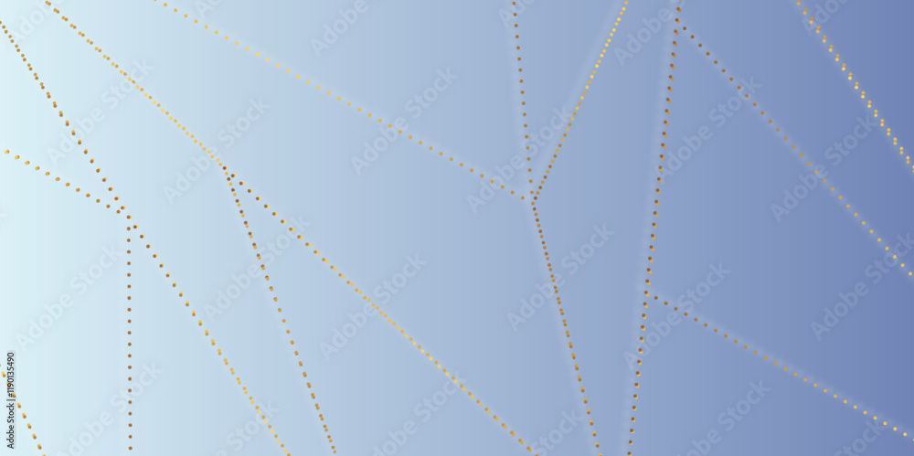 Poster abstract geometric background with gold lines triangles. trendy random diagonal lines image gold sto