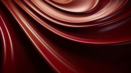 Coffee or  chocolate brown color iquid drink texture background swirling delicious chocolate