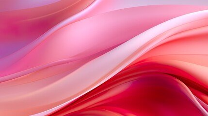 Fototapeta premium Abstract soft waves Beautiful Abstract 3D Background with Smooth Silky Shapes soft forms ..