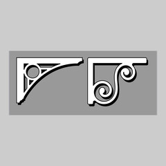 The vector file Corner Craftsman GPA Gable decoration