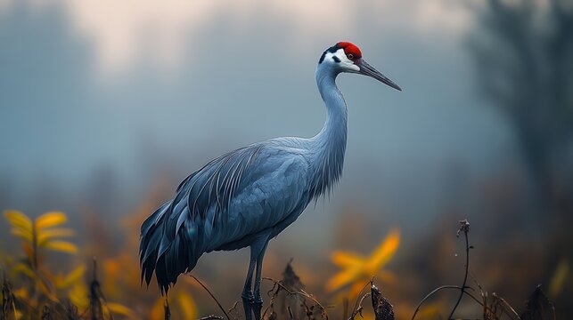 the sarus crane is the world s tallest flying bird wildlife in its natural environmen