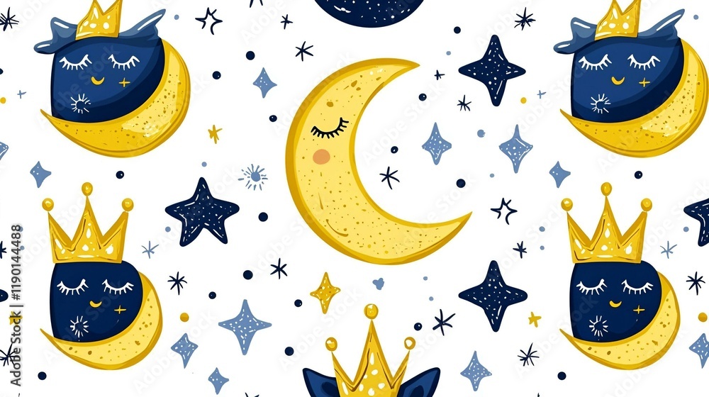 Poster playful doodles of shapes, a collection of whimsical circles and simple objects, showcasing creativi