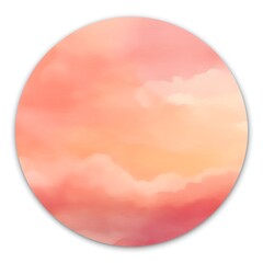 Abstract Circular Pastel Sky Cloud Image