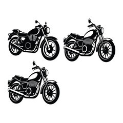 Obraz premium scenic retro motorcycle artwork