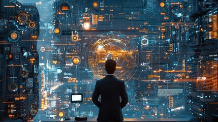 AI in risk management showing how it assesses various operational risks.