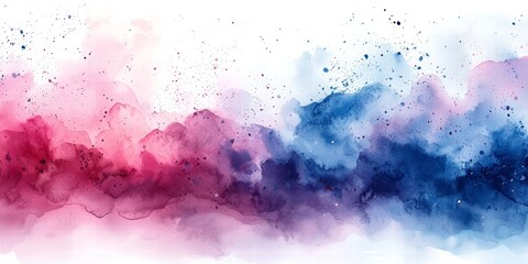 Obraz premium Dreamy Blend of Soft Pink, Blue, and Lavender 