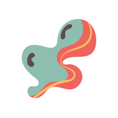 Fluid Simple Illustration