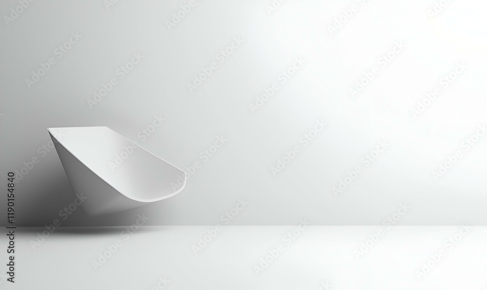 Poster minimalist object design, a sleek and simple creation showcasing elegance through minimalism, emphas