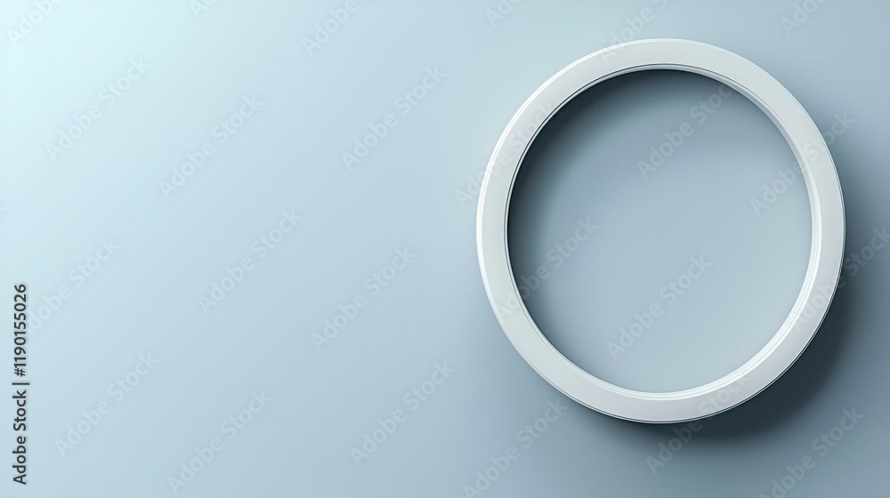 Aufkleber minimalist feedback loop concept, a sleek design illustrating the continuous interaction and improve