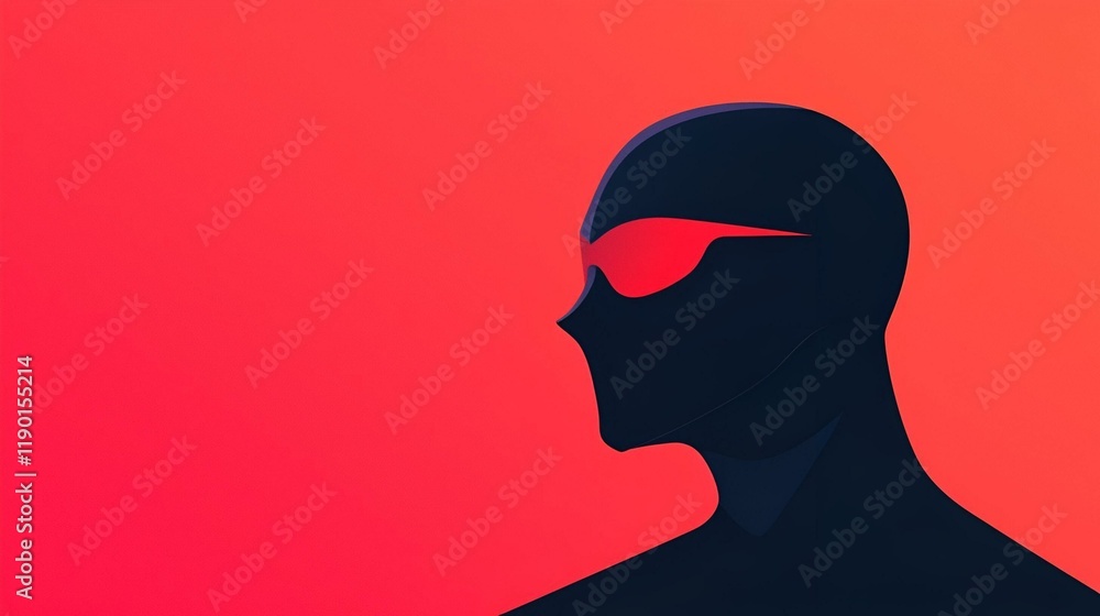 Poster minimalist silhouette art, a sleek representation of form and space, emphasizing simplicity and eleg