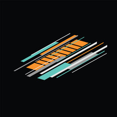 racing car body sticker design vector. racing sticker