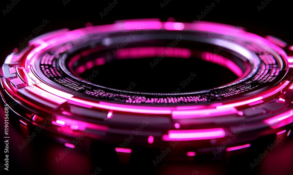 Poster futuristic infographic interface, a sleek digital display showcasing advanced data visualization wit