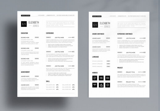 Minimalist CV Template