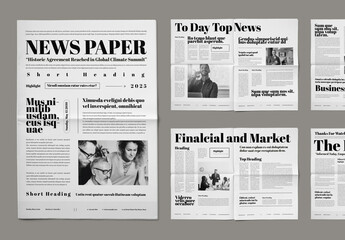 Newspaper Design Layout