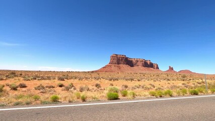 Utah Driving 0415 Monument Valley Forest Gump Point