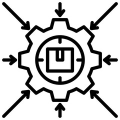 Fototapeta premium Product Coordination Icon