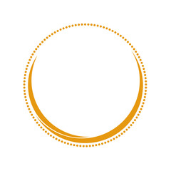 Circular Logo Frame. Round Circle Frame
