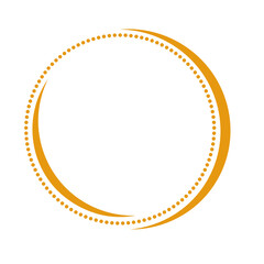 Circular Logo Frame. Round Circle Frame
