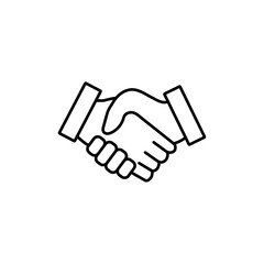 Partnership icon Outline thin set