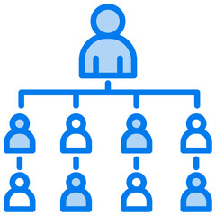 Organizational Hierarchy Icon
