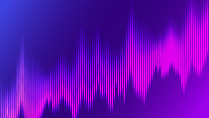 Abstract colorful sound waves background design