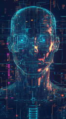 Fototapeta premium AI-powered defect detection system for improving product quality in automated manufacturing processes, reducing scrap and rework.