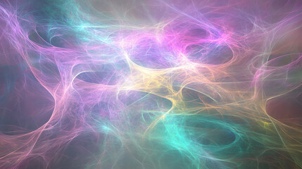 A vibrant abstract composition with swirling colors and ethereal textures, perfect for backgrounds and creative projects.