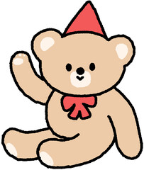 teddy bear with a bow