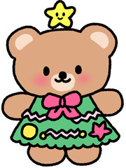 teddy bear with flower