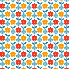 Seamless floral pattern background