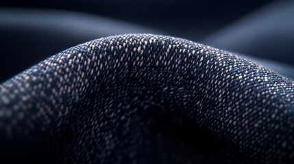 Deep Blue Denim: A Textural Masterpiece