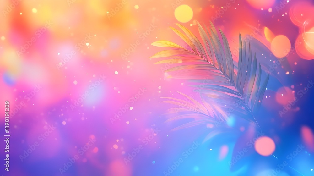 Poster elegant and cheerful background featuring floating whimsical gradients soft patterns and bright abst