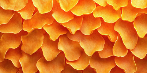 Crispy Potato Chips Snack Texture for Food Branding