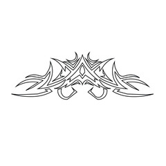 Floral Design A classic black and white floral design element featuring elegant, curved leaves and intricate detailing. Ornamental Perfect for use in decorative borders, logos