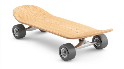 Classic Wooden Skateboard: A Timeless Ride
