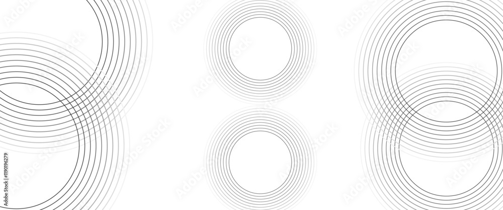 Poster geometric abstract background in white and gray radial layout with