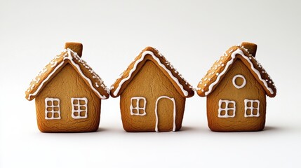 Cheerful Gingerbread Houses Decoration for Holiday Celebrations