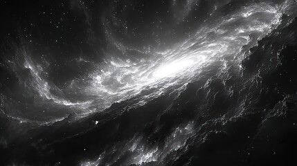 Fototapeta premium A space-time nexus illustrates the intersection of dimensions, representing complex scientific concepts