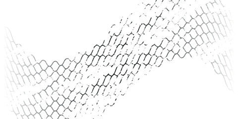 Black snake skin pattern isolated on white background eps 10
