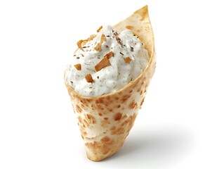 Creamy Dill Dip in a Crispy Pastry Cone: A Culinary Delight