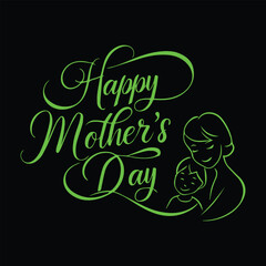 Mothers day typography