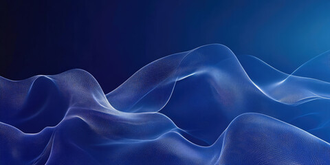 An abstract image of swirling, blue energy resembling a turbulent ocean