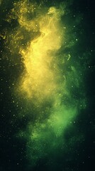Obraz premium Grainy yellow and green abstract texture with subtle noise, perfect for creative designs and digital backgrounds, book illustration style