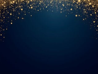 Shot of Gold falling confetti, celebration and celebration, Star circle Rectangle shape. Festive background. Generative AI 